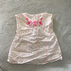 White light shirt with designs